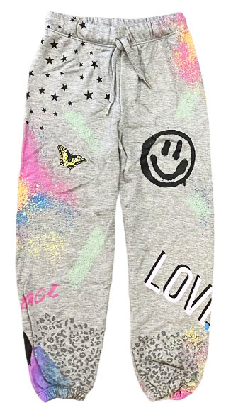 Flowers by Zoe Airbrush Love Sweatpant