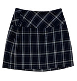 Katie J Navy Plaid Skirt
