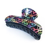 Top Trenz Graffiti Heart Claw Clip