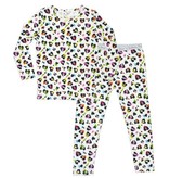 BellaBu Bear Rainbow Leopard Pajama Set
