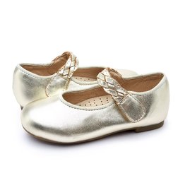 Old Soles Lady Plat Gold Shoe