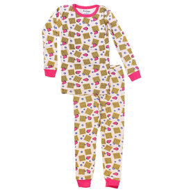 Baby Steps Waffles Infant PJ Set