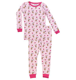 Baby Steps Milk Shakes PJ Set