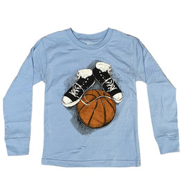 Wes and Willy Basketball w/Shoes LS Tee