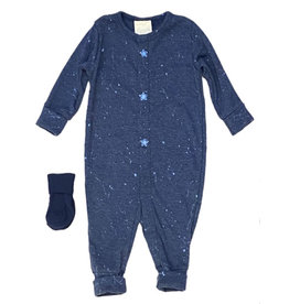 Too Sweet Denim with Lt. Blue Splatter Stars Outfit