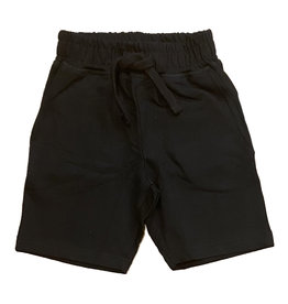 Mish Solid Comfy Pocket Shorts-Black