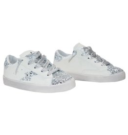 Dreamer White/Silver Bolt Sneakers