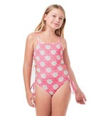 Submarine Fuchsia Daisy Crochet Swimsuit