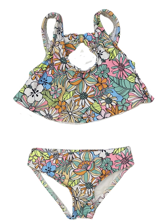 Coral & Reef Daisy Love Infant Flounce 2 pc Swimsuit