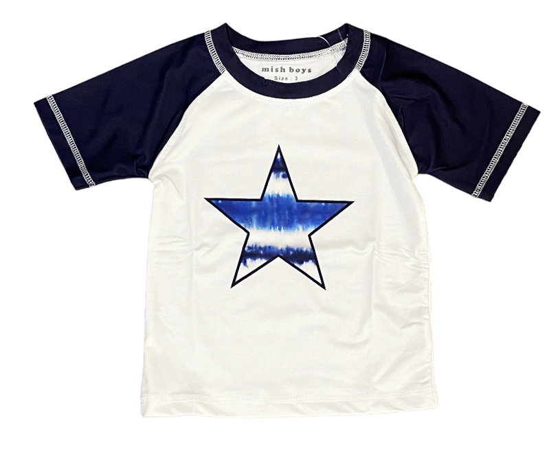 Mish Stripe Star Infant Rashguard