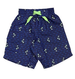 Mish Navy Mini Sharks Infant Swimsuit