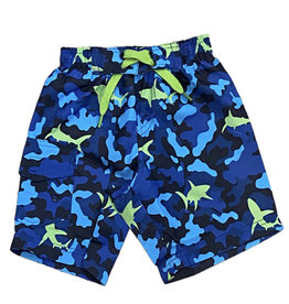 Mish Neon Camo Sharks Infant Swimsuit