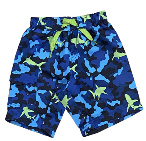 Mish Neon Camo Sharks Infant Swimsuit