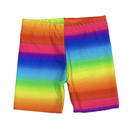 Dori Rainbow Stripe Bike Shorts