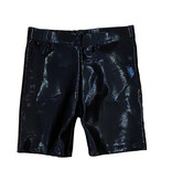 Dori Black Lame Bike Shorts