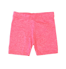 Dori Creations Neon Pink/White Heathered Bike Shorts