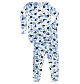 Baby Steps Blue TD Star PJ Set