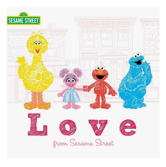 Sesame Street Scribbles Love Hardcover Book