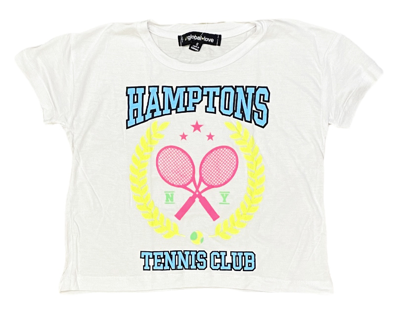 Global Love Hampton's Tennis Club Top
