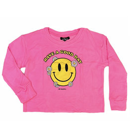 Flowers by Zoe Neon Pink Good Day Sweatshirt