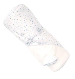 Kissy Kissy White w/Blue Stars Towel Set