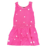 Flowers By Zoe Neon Pink/White Stars Infant Dress