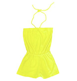 Global Love Neon Yellow Terry Romper