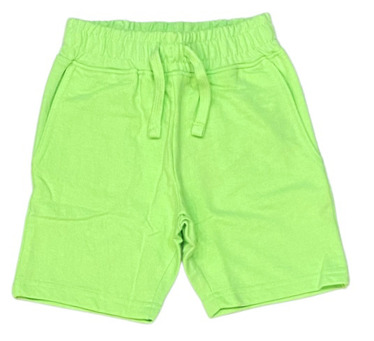 Mish Lime Green Pocket Shorts