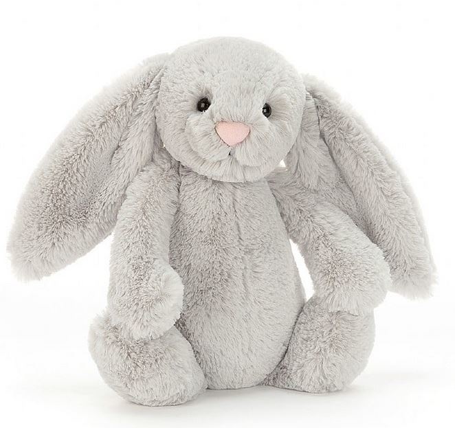 Jellycat Bashful Bunny Silver - Medium