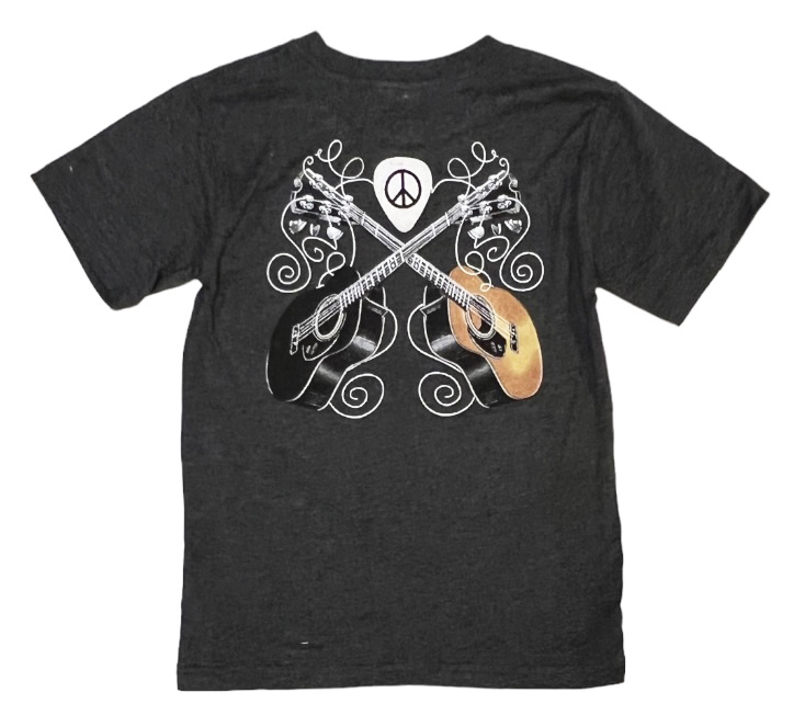 Wes and Willy Peace/Guitars Tee