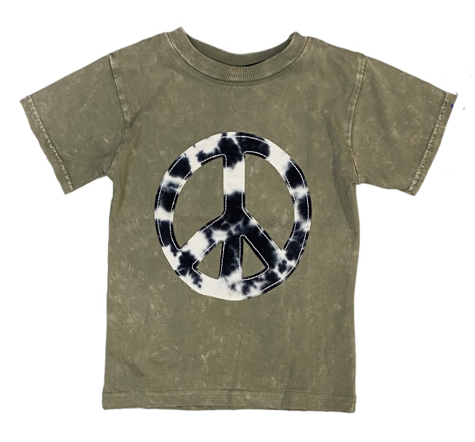 Mish Olive Peace SS Tee