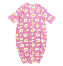 Little Mish Pink Daisy NB Converter Gown