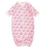 Baby Steps Pink Peace/Happy Convertible Gown