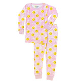 Baby Steps Happy Pink Infant PJ Set