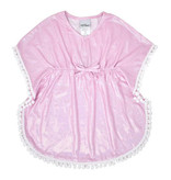 Flap Happy Pink Sparkle Infant Coverup Dress