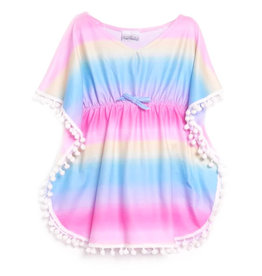 Flap Happy Rainbow Ombre Coverup Dress