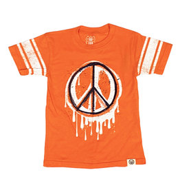 Wes and Willy Orange Peace SS Tee