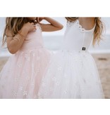 Petite Hailey Ivory Daisy Tulle Dress