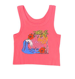 Rowdy Sprout Electric Pink Beach Boys Tank