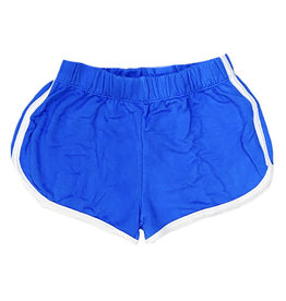 Flowers by Zoe Neon Blue Running Shorts