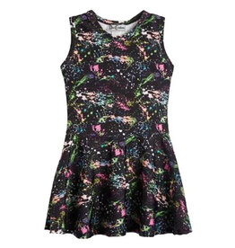 Dori Neon Splatter Dress