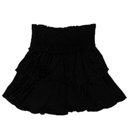 Flowers by Zoe Black Tiered Ruffle Skirt