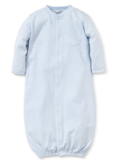 Kissy Kissy Lt Blue Stripe Converter Gown