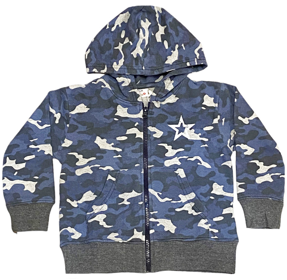 Blue Camo Hoodie 