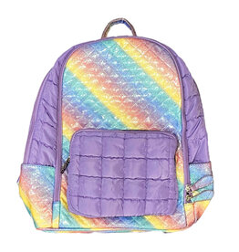 Bari Lynn Multicolor Faux Fur Backpack & Lunch Box Set