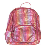 Bari Lynn Rainbow Snake Fuschia Backpack