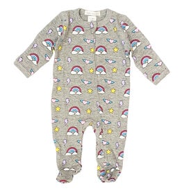 Little Mish Rainbow Icon Thermal Footie