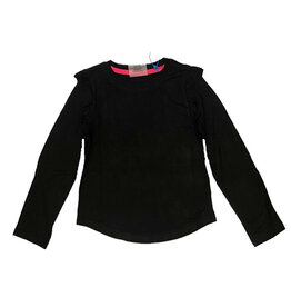 Terez Black Ruffle Top