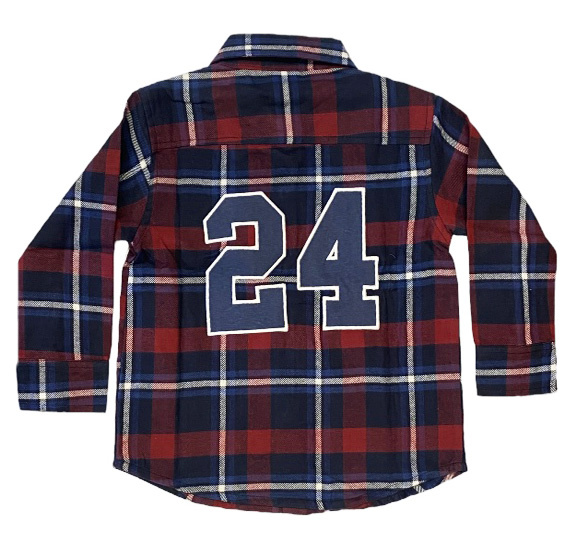 Mish Navy/Red 24 Flannel Shirt
