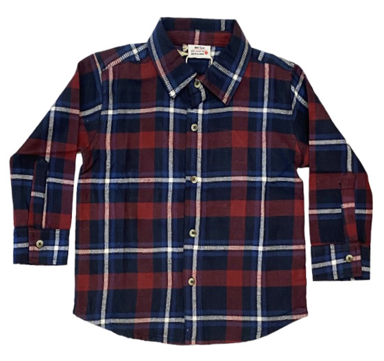 Mish Navy/Red 24 Flannel Shirt